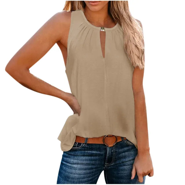Nora - Elegantes Schwarzes Top