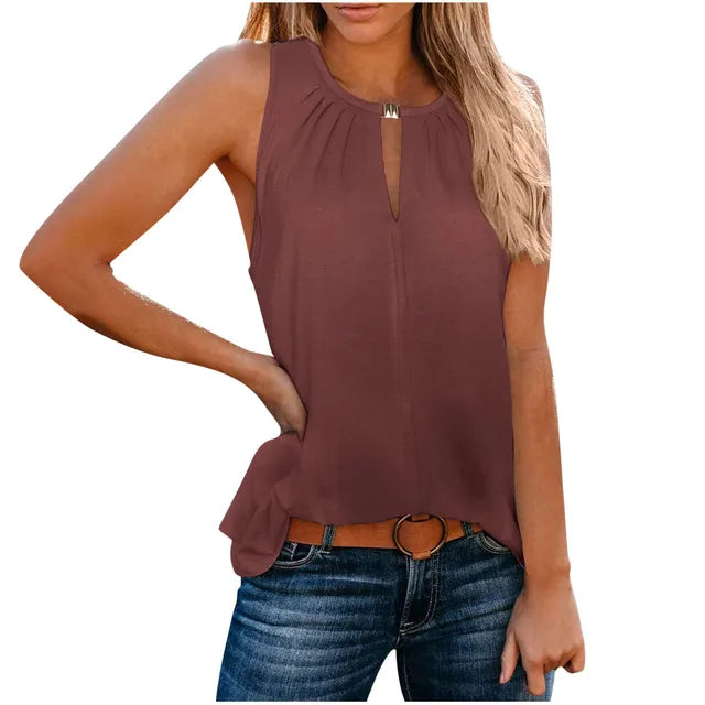Nora - Elegantes Schwarzes Top