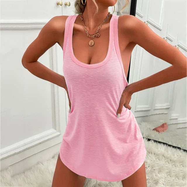 Julia - roses Basic Tanktop