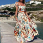 Kiara - Sexy zweiteiliges Sommerkleid mit Boho-Print
