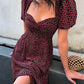BOWIE - Kleid mit quadratischem Ausschnitt