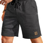 Weiße Waffelmuster-Shorts - Finn
