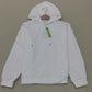 SpringStil® - Weißes einfarbiges Sweatshirt mit langen Ärmeln