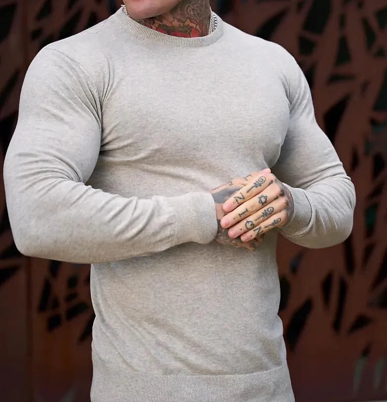 Terry - Stylisches Longsleeve Oberteil Slim Fit