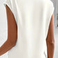 Hellblaue Wickelbluse - Emilia