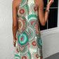 Eliza - Bedrucktes Neckholder-Kleid