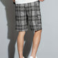 Lässige karierte Strandshorts