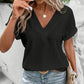 Mintgrünes Broderie-T-Shirt - Liana