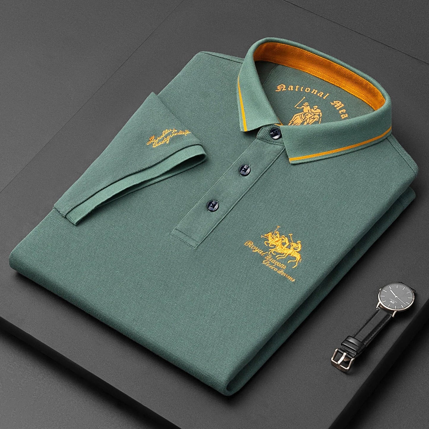 Theologem | besticktes polohemd