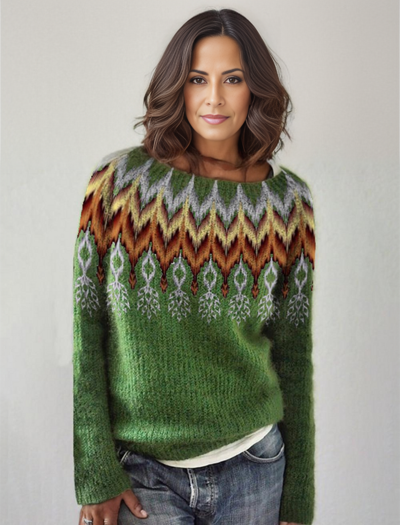 FallStil® - Argyle Chevron Pullover
