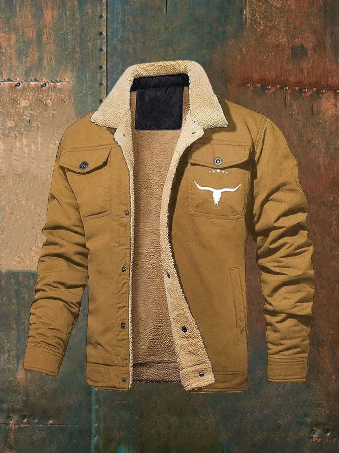 Andrew - Retro Herrenjacke für warme Wintertage