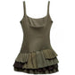 Sexy Kleid in Armeegrün - Verty