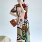 Mica ChicToon Gefaltetes Eleganz Kleid