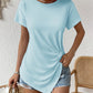 Weißes Twist-Shirt - Eva