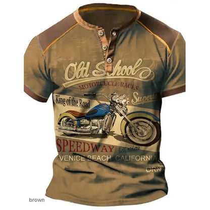 William - grafik-t-shirt im retro-stil für männer