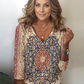 StrickSinn® - Retro Long Sleeve Print Top