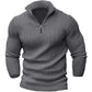 Tom polo - Stylischer Zipper-Pullover für Herren (italienisches Design)