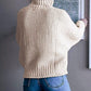 FallStil® - Einfarbiger Pullover mit langen Ärmeln