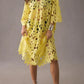 Lenie - Floral Öse Spitze Cover Up Strand Midikleid