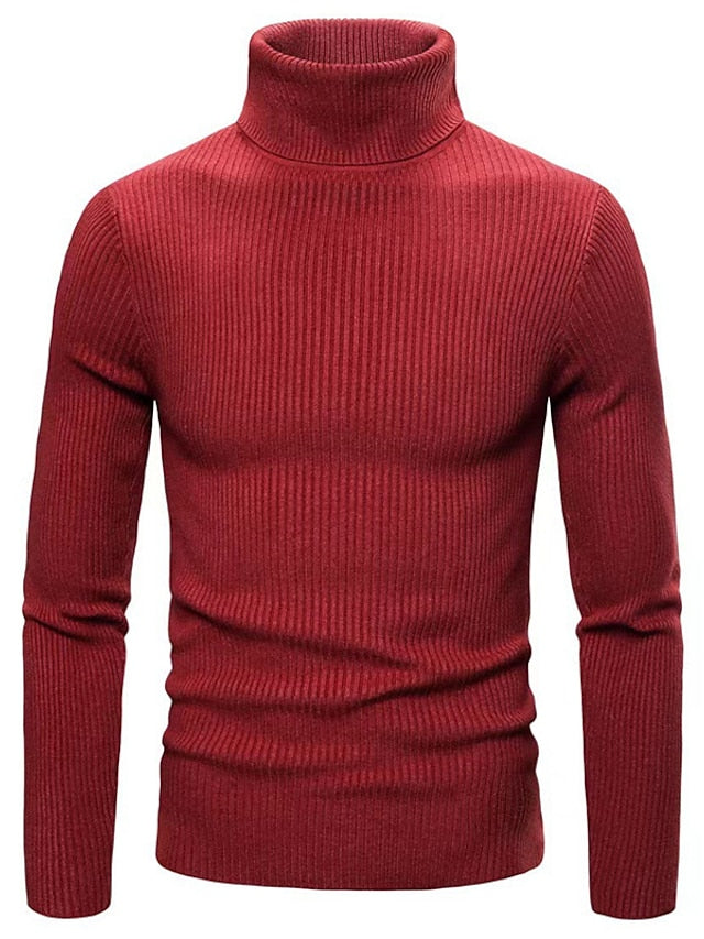 Tom polo - stylischer woll-pullover für herren (italienisches design)