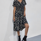 SONA - Stilvolles knielanges Kleid mit Blumenmuster