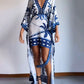 Annie - Stylisches bedrucktes Maxikleid