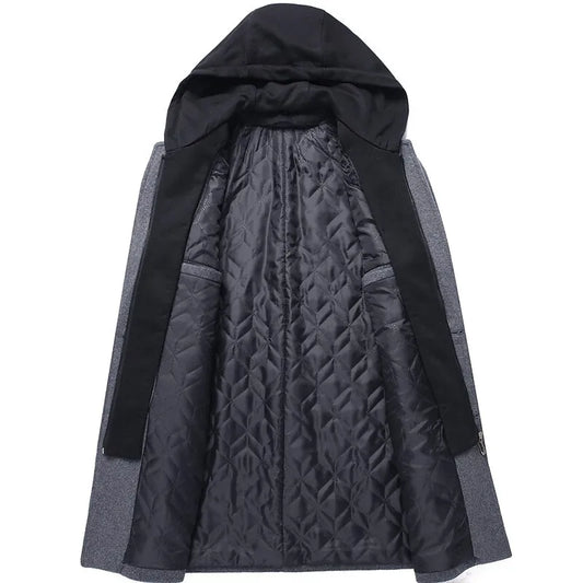 Kyler - Eleganter Mantel mit integriertem Zipper