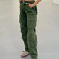 Evonna  |  Die neue Mode Vintage-inspirierte Cargo-Jeans