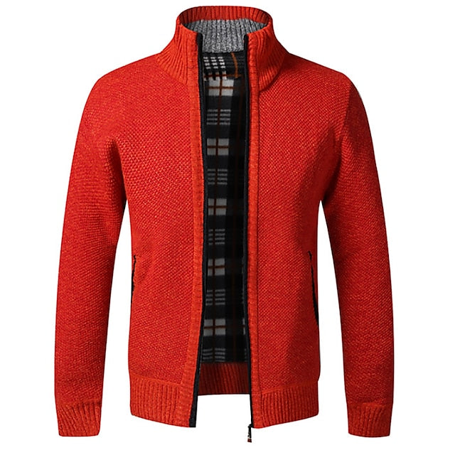 Tom polo - Stylischer Zipper-Strickpullover für Herren (italienisches Design)