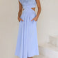 Lorna Rollkragen Taille Ausgeschnitten Sommer Midi-Kleid