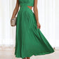 Lorna Rollkragen Taille Ausgeschnitten Sommer Midi-Kleid