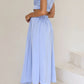 Lorna Rollkragen Taille Ausgeschnitten Sommer Midi-Kleid