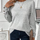 WinterTrend® - Einfarbiges langärmeliges Basic-Top