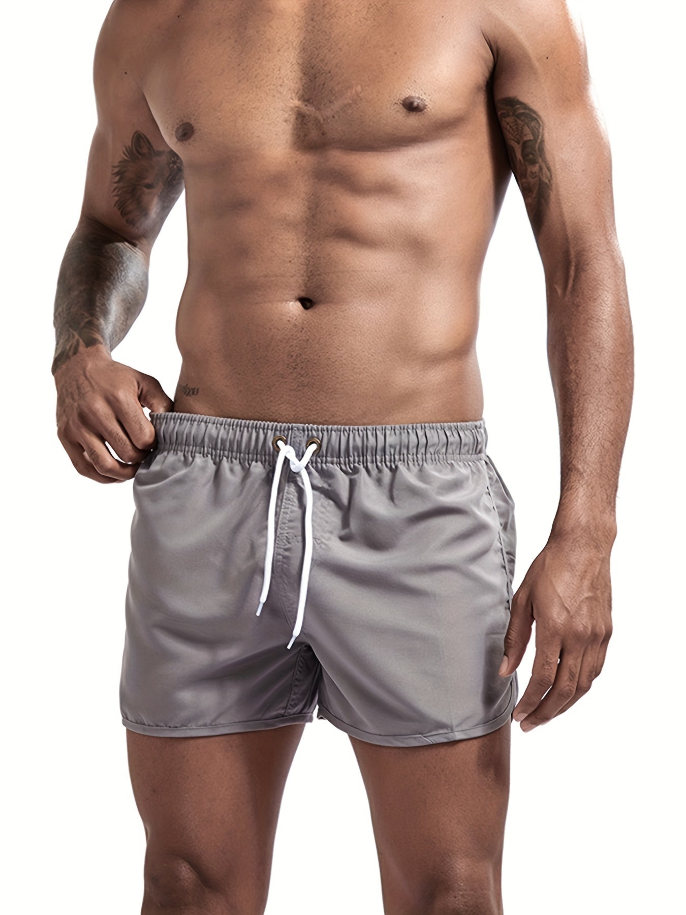 Herren-Badeshorts mit Kordelzug - Lars