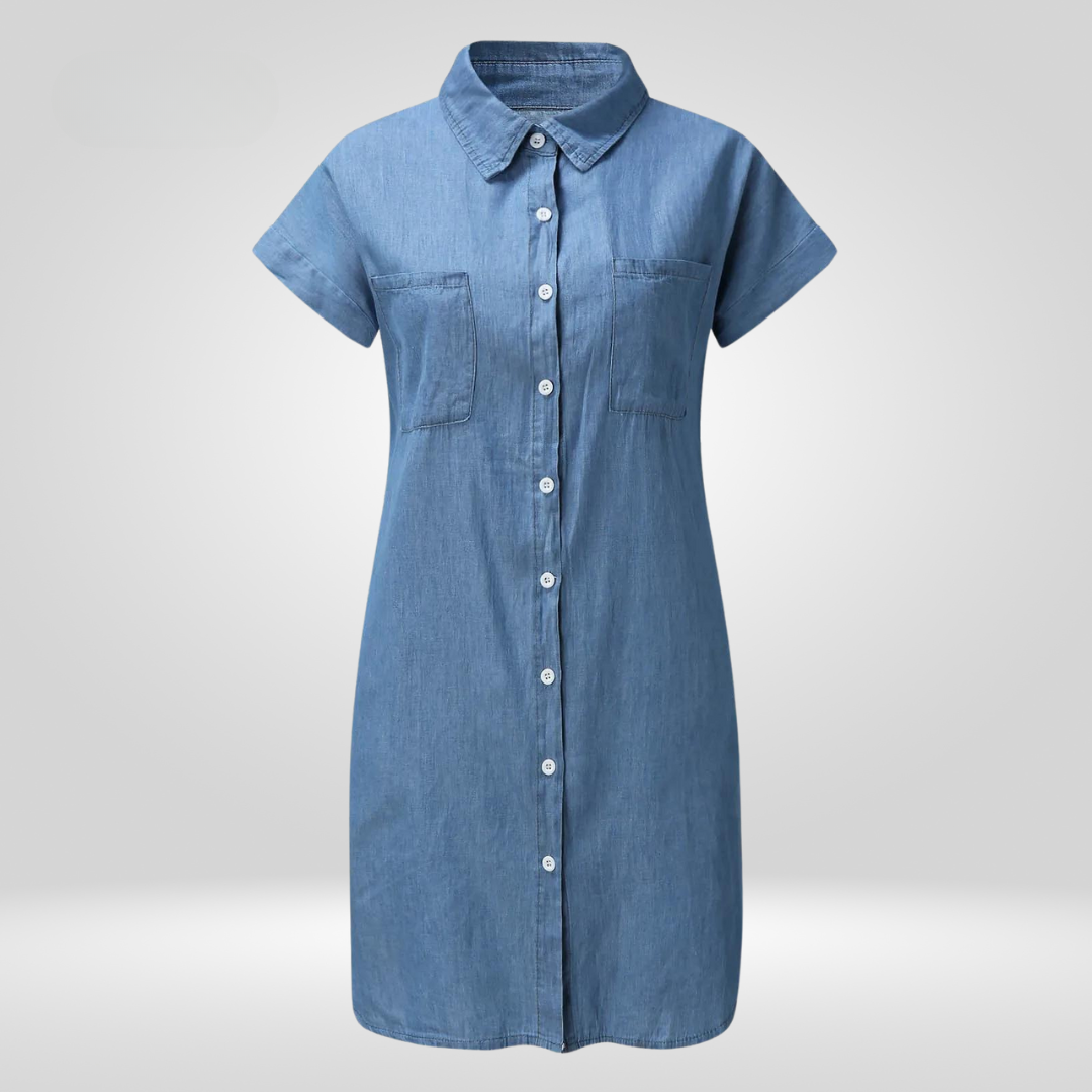 Skye - Casual Denim-Hemdkleid