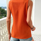 Orange Ärmellose Bluse - Lena