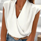 Hellblaue Wickelbluse - Emilia