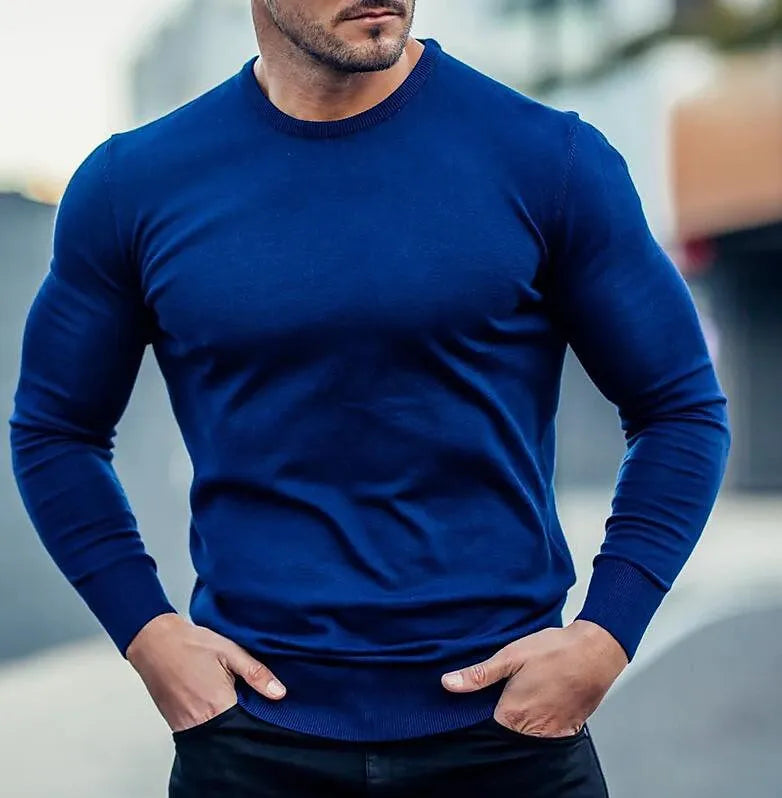 Terry - Stylisches Longsleeve Oberteil Slim Fit