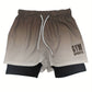 Alexander – 2-in-1-doppelschicht-ombre-shorts für herren