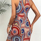 Eliza - Bedrucktes Neckholder-Kleid
