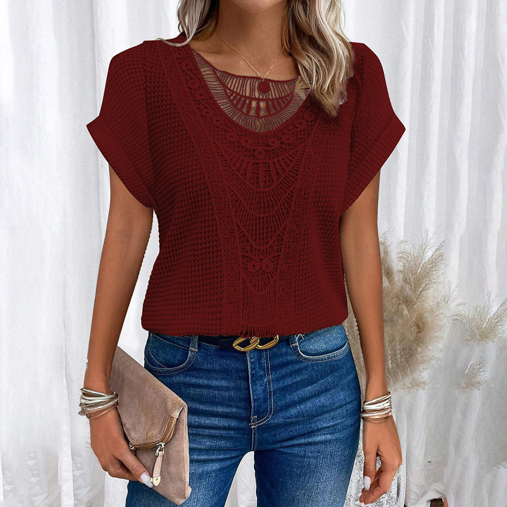 T-Shirt mit schönem Muster - Inidana