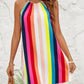 Rafina - Ärmelloses Neckholder-Kleid mit Allover-Print im Vintage-Stil