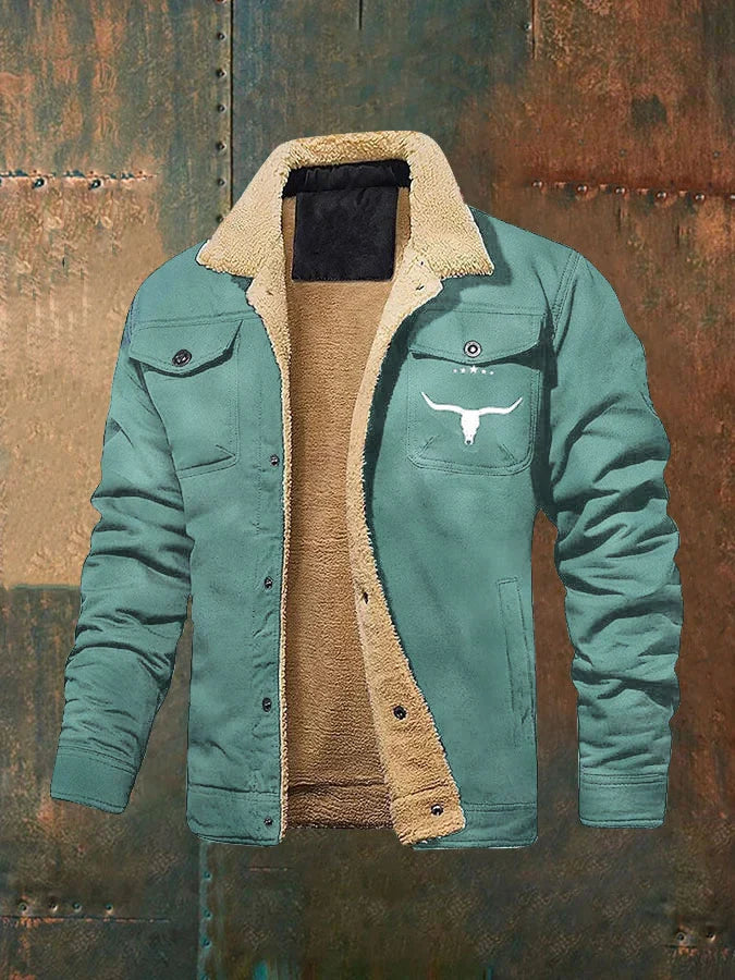 Andrew - Retro Herrenjacke für warme Wintertage