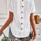 Weißes Strick-T-Shirt - Lisa