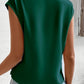Hellblaue Wickelbluse - Emilia