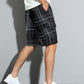 Lässige karierte Strandshorts