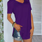 Schwarzes Basic-T-Shirt - Ava