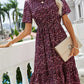 Nicole - Kleid mit Rüschensaum und Blumenmuster