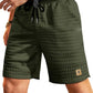 Weiße Waffelmuster-Shorts - Finn