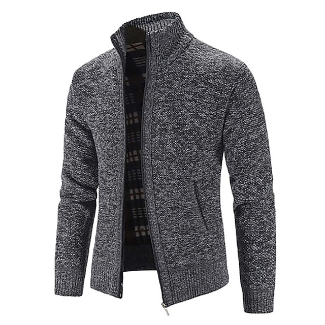Tom polo - Stylischer Zipper-Strickpullover für Herren (italienisches Design)